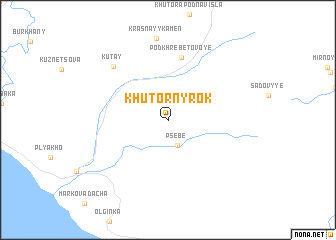 map of Khutor Nyrok