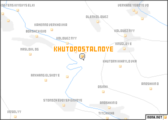 map of Khutor Ostal\