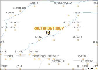 map of Khutor Ostrovy