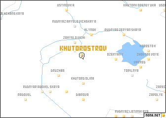 map of Khutor Ostrov