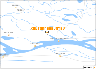 map of Khutor Perevayev