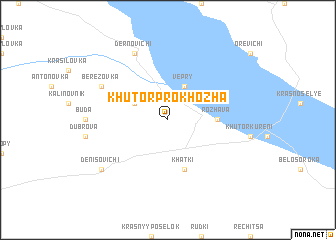 map of Khutor Prokhozha