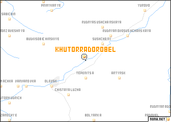 map of Khutor Radorobelʼ