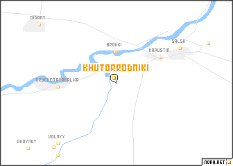 map of Khutor Rodniki