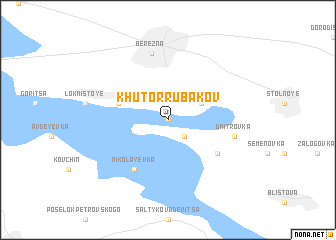 map of Khutor Rubakov