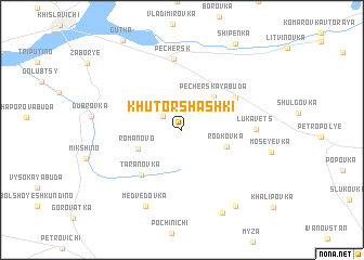 map of Khutor Shashki