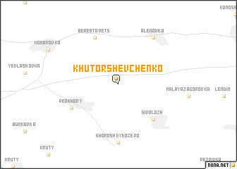 map of Khutor Shevchenko