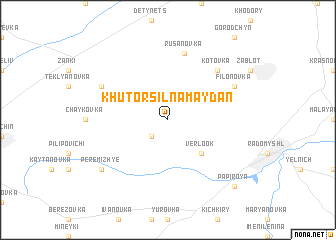 map of Khutor Silʼna Maydan