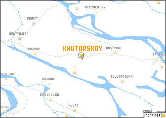 map of Khutorskoy