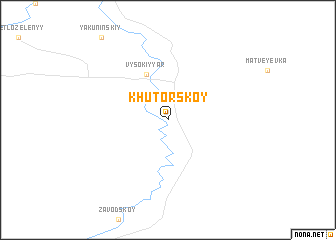 map of Khutorskoy