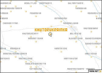 map of Khutor Ukrainka