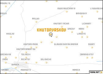 map of Khutor Vasʼkov