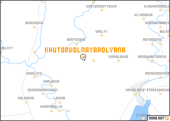 map of Khutor Volʼnaya Polyana