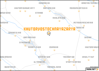 map of Khutor Vostochnaya Zarya