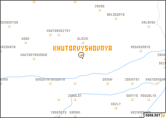 map of Khutor Vyshovnya