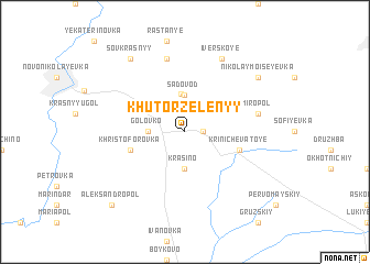 map of Khutor Zelënyy