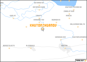 map of Khutor Zhdanov