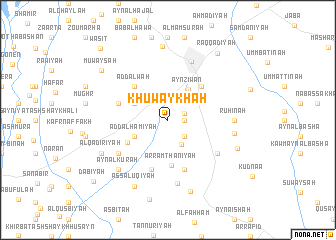 map of Khuwaykhah