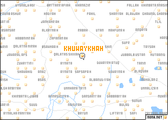 map of Khuwaykhah