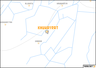 map of Khuwayrāt