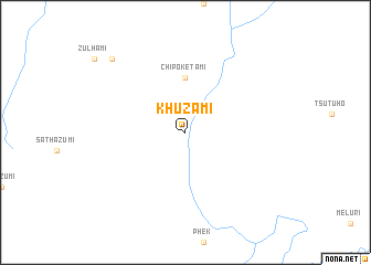 map of Khūzami