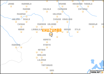 map of Khuzumba