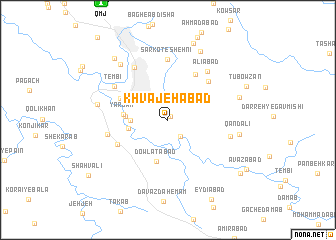 map of Khvājehābād