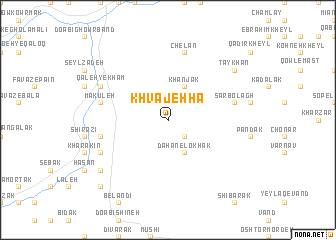 map of Khvājehhā