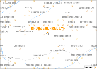 map of Khvājehlar-e ‘Olyā