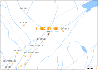 map of Khvājeh Molk