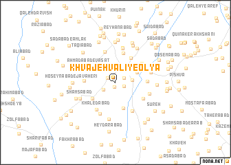 map of Khvājeh Valī-ye ‘Olyā