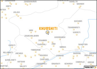 map of Khvashitʼi