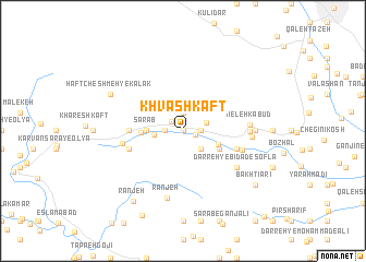 map of Khvāshkaft