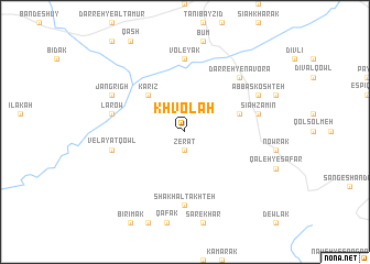map of Khvolah
