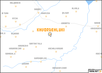 map of Khvordeh Lūkī