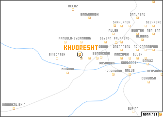 map of Khvoresht