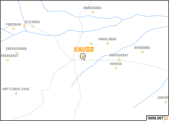 map of Khvor