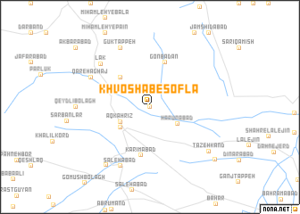 map of Khvoshāb-e Soflá