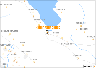 map of Khvoshbahār