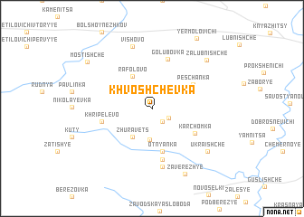 map of Khvoshchevka