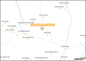 map of Khvoshdarreh