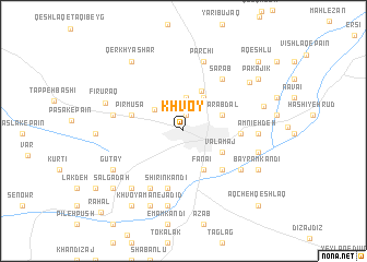 map of Khvoy