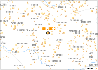 map of Khwāga