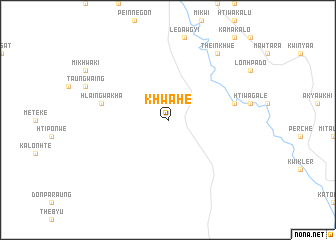 map of Khwahe