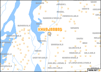 map of Khwāja Ābād