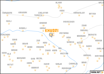 map of Khwārī