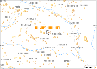 map of Khwashai Khel