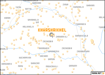 map of Khwashai Khel