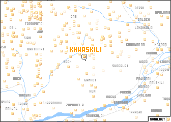 map of Khwās Kili