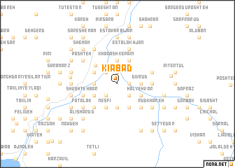 map of Kīābād